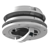 Airxcel MaxxFan Dome Plus poistoilmaventtiili 12V LED valkoinen