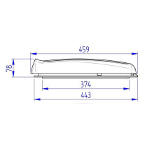 Kattoluukku Thule Vent Manual 400x400 mm