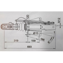 Työntöjarru AL-KO 251G AK