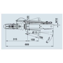 AL-KO 251S -työntöjarru