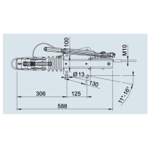 AL-KO 60S/2 -työntöjarru
