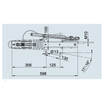 AL-KO 90S/3 -työntöjarru