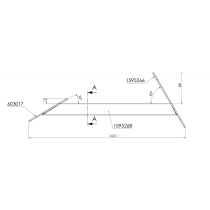 Viistopalkkisarja AL-KO AMC 421 mm MB