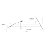 Viistopalkkisarja AL-KO AMC 421 mm MB