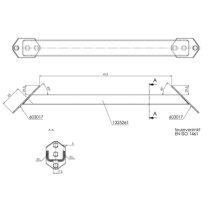 Viistopalkkisarja AL-KO AMC 412 mm MB