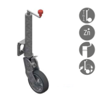 AL-KO nokkapyörä, 500 kg - laskettava haarukka