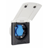 Ulkopistorasia magneettisulkimella CEE / 12V / 230V / TV / SAT