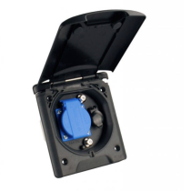 Ulkopistorasia magneettisulkimella CEE / 12V / 230V / TV / SAT