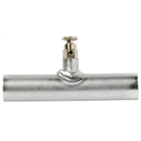 Alde teräsputki jatkoliitoksella ja ilmausventtiilillä (Ø22 mm)