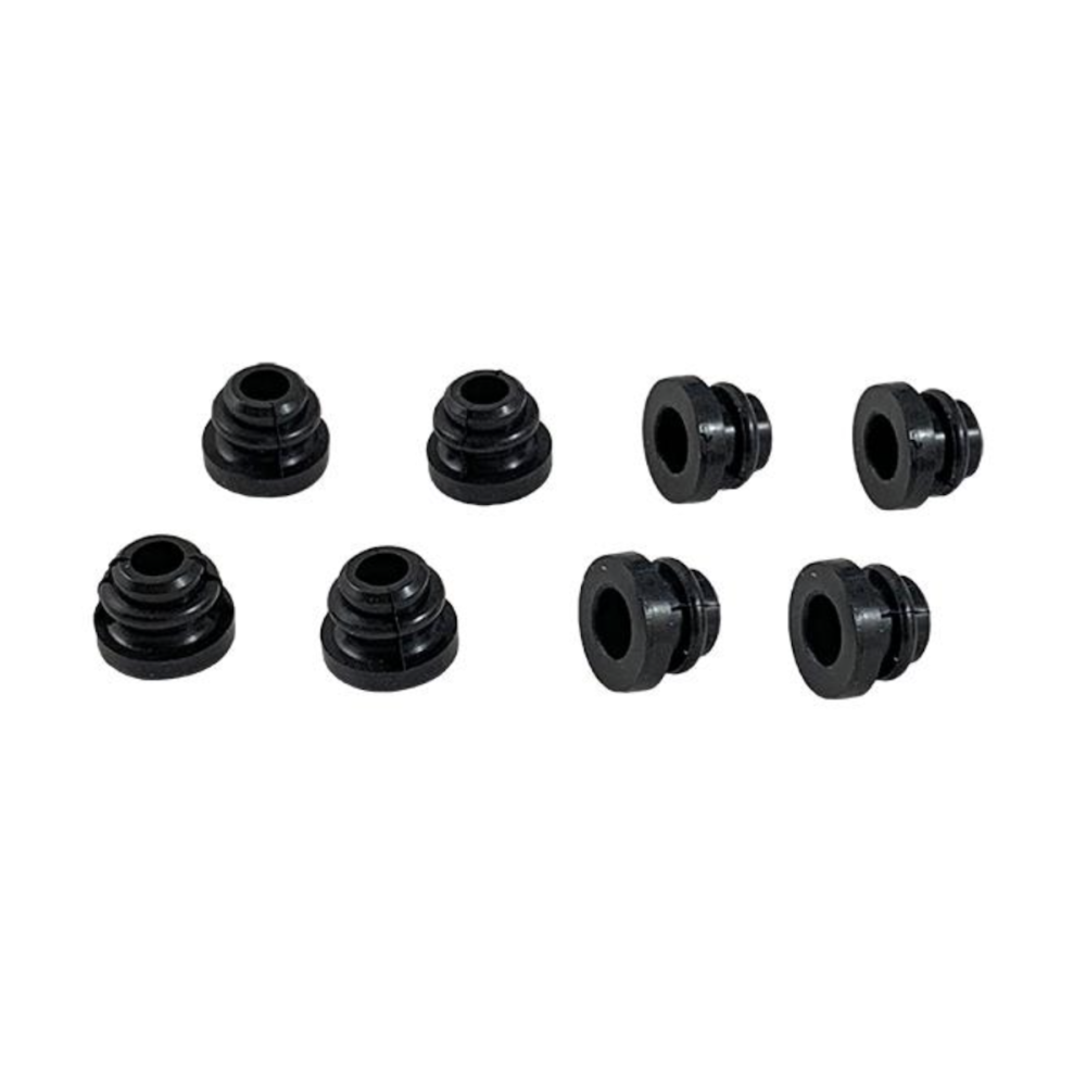 Haba lieden ritilän musta kumihela 8 kpl