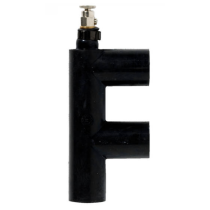 Alde F-kappale ilmausruuvilla, kumi (Ø22 mm)