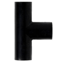 Alde T-kappale, kumi (Ø22 mm)