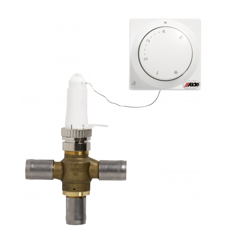 Alde ohitusventtiili, termostaatti, 2-vyöhykkeen lämmitysjärjestelmään