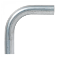 Alde teräsputki jatkoliitoksella, L-kappale 100 × 100 (Ø22 mm)