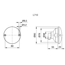 Jokon BRS 710 -takavalo, 12V