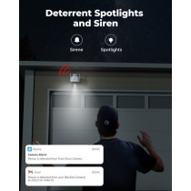 Reolink TrackMix 4MP PTZ Auto Tracking AI WiFi -akkukäyttöinen valvontakamera LED-kohdevaloilla
