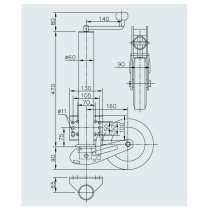 Winterhoff VK 60-BH-200 VBB -nokkapyörä