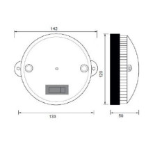 Sisävalo Aspöck Inpoint 12V