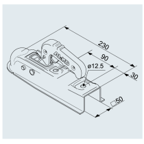 AL-KO AK 7 Plus -kuulakytkin, 50 mm aisalle