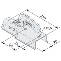 Kuulakytkin AL-KO AK 7 Plus 70 mm aisalle