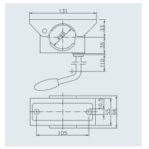 Winterhoff nokkapyörän kiinnike KLE 48-LK