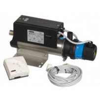 Alde sähkölämmitin kiertopumpulla ja huonetermostaatilla, 2100W