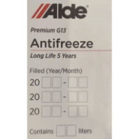 Alde Antifreeze-tarra