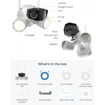 Reolink Duo Floodlight 2x8MP AI - valvontakamera kirkkailla kohdevaloilla