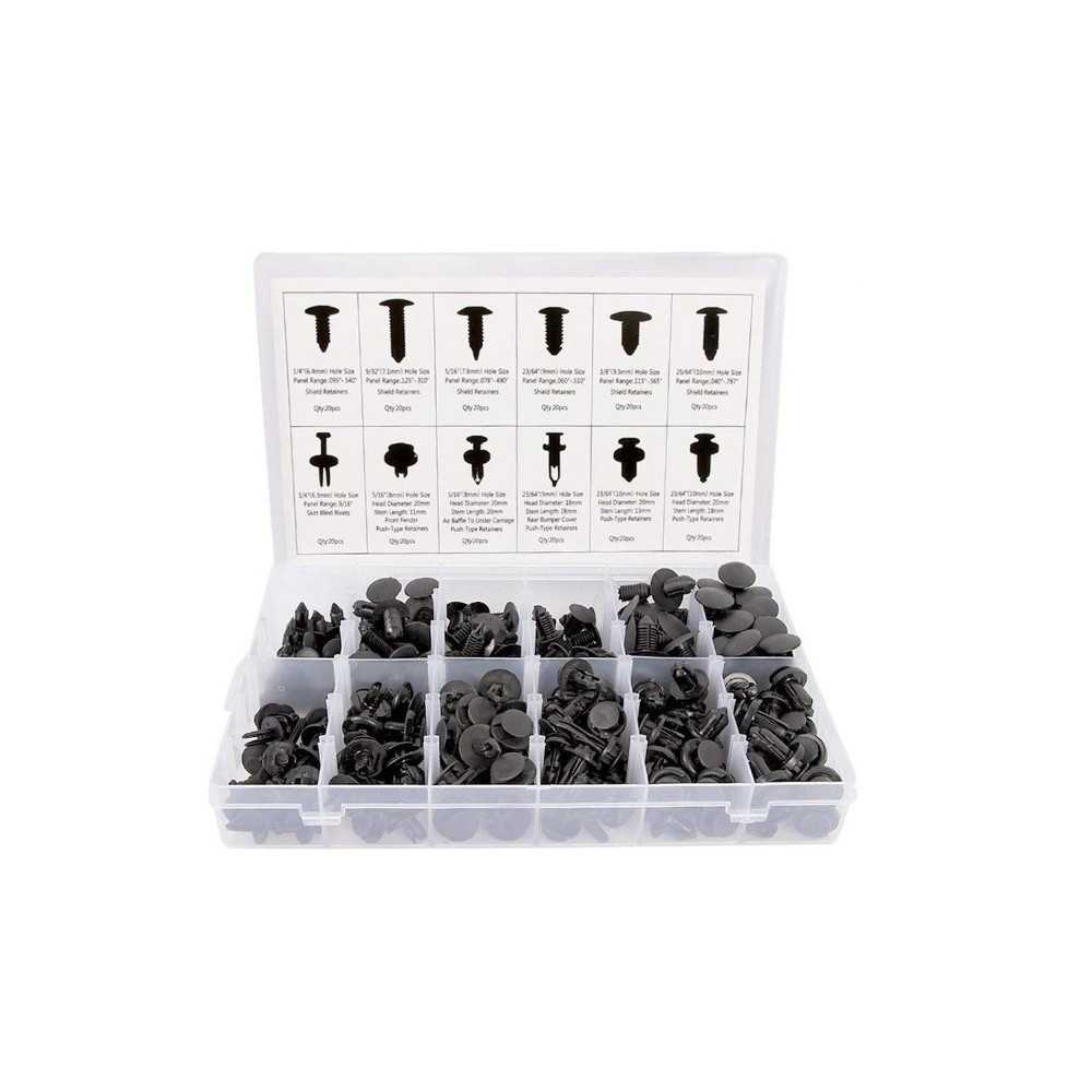 Arctic Auto verhoilukiinnikesarja, 240 osaa