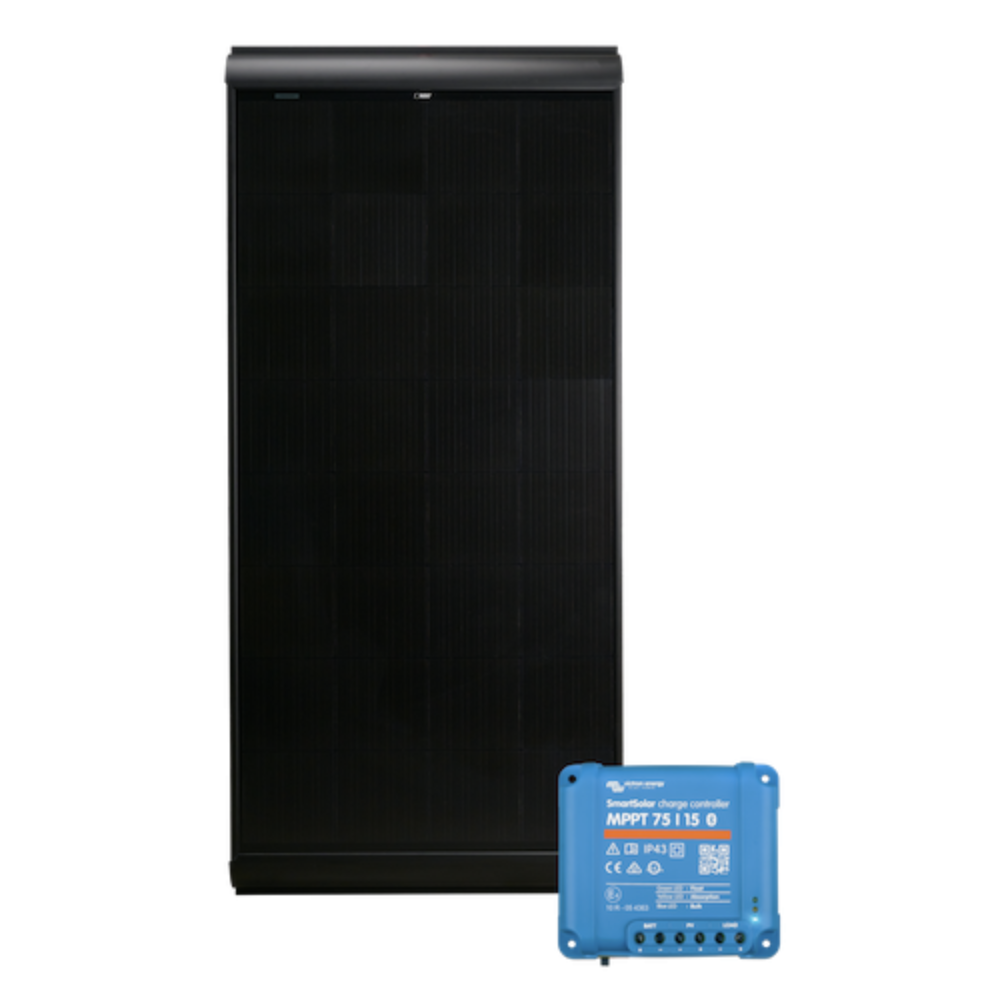 Aurinkopaneelisarja NDS Blacksolar 230WP + Victron Energy SmartSolar MPPT 75/15