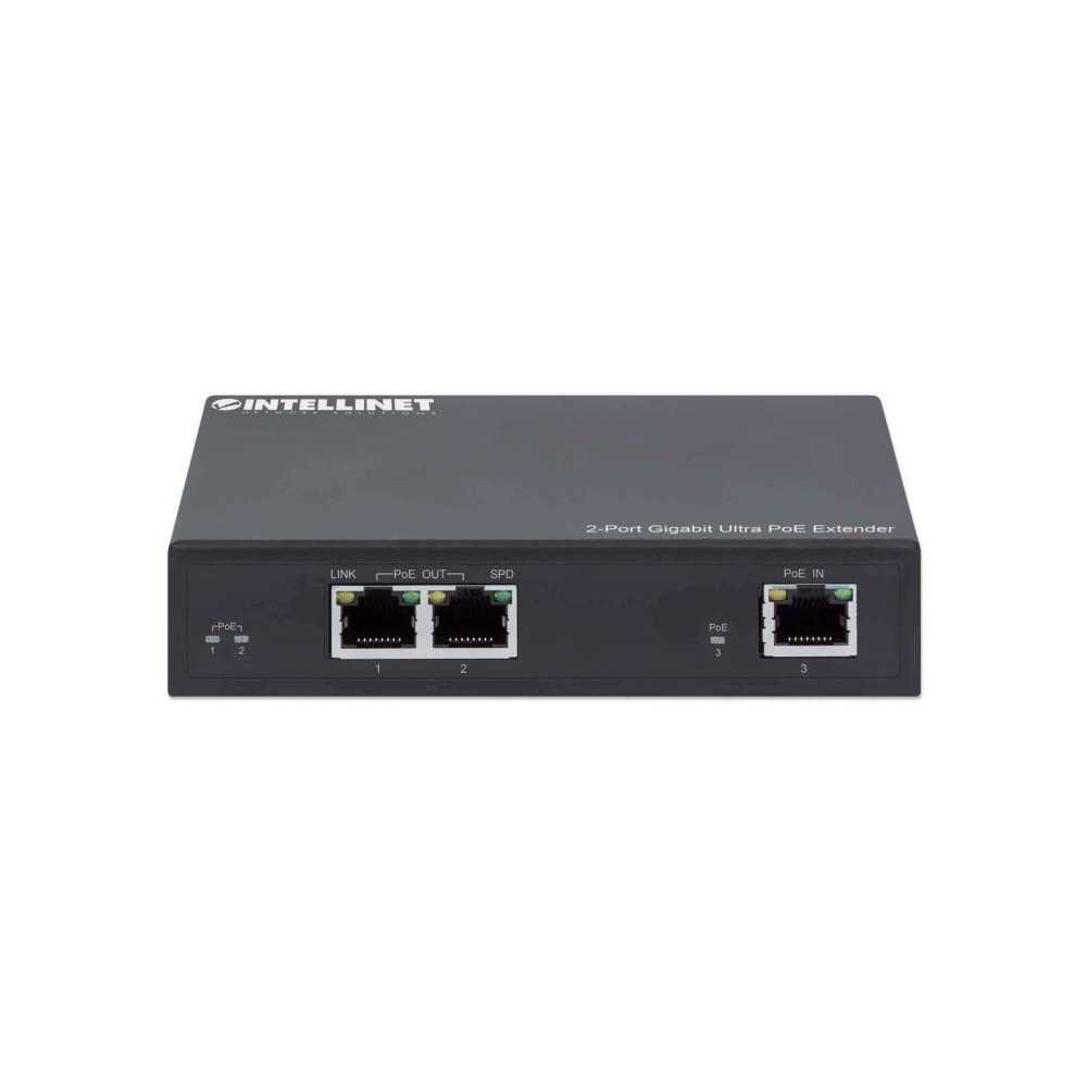 PoE jatkaja Intellinet 2-portin Gigabit 60W Ultra PoE (PoE++) Extender