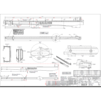 Knott ZHL 20 -aisapari, 1855 mm, 2000 kg