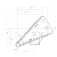AL-KO iskunvaimentimen kiinnike AMC BTR 1.5-4.0, STF