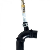 Alde L-kappale ilmausruuvilla, kumi (Ø22 mm esiasennetuilla jousikiristimillä) 62 x 62 mm