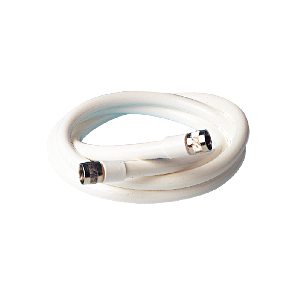 Comet muovipinnoitettu suihkuletku 1,5 m, valkoinen