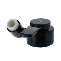 Comet Firenzen 1/2" -suihkun vipusekoitushana, musta, sovitesarja