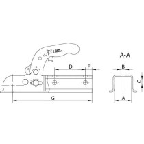 Kuulakytkin Knott KQ 14 50 mm