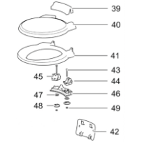 Kansi + istuinrengas Thetford C250 / C260