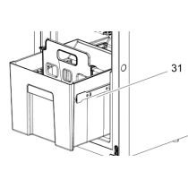 Thetford vihanneslokeron liukukiskopari T1152-2138