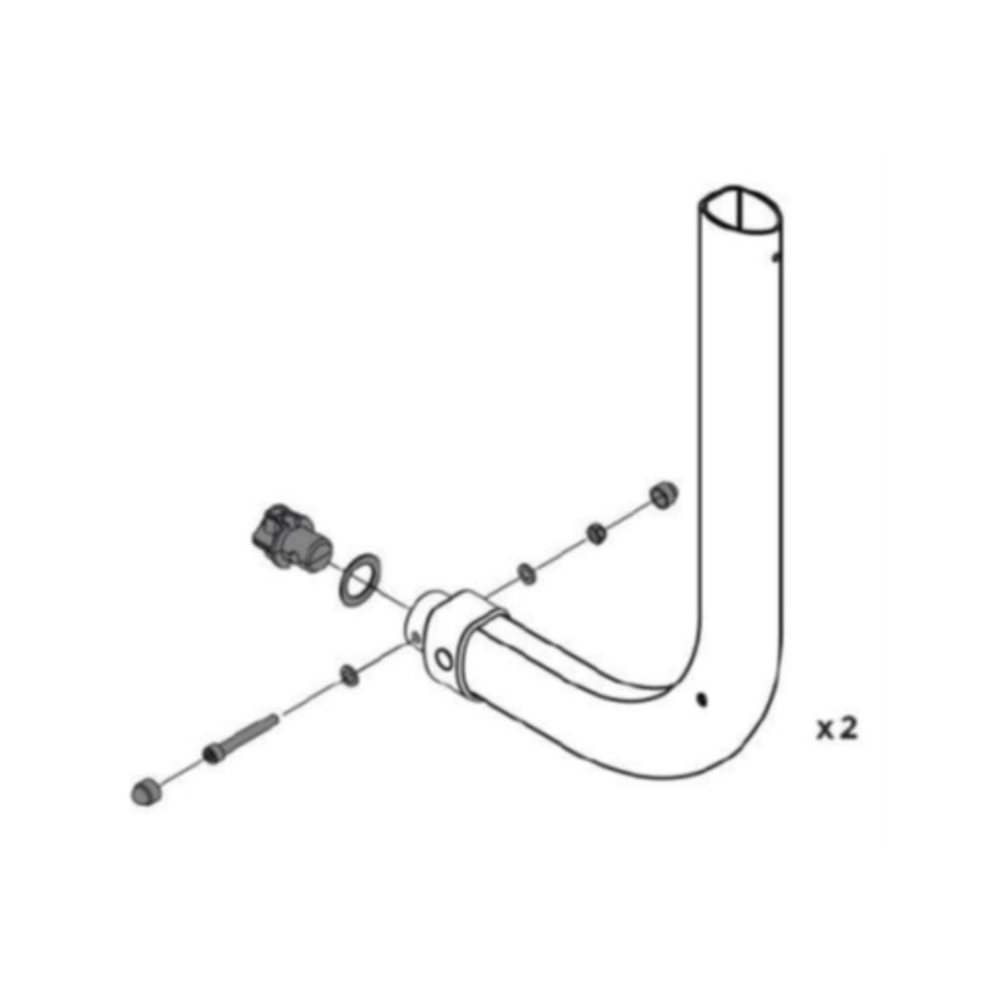 Sovitesarja Fiamma kiinnikkeisiin Thule Adapter 4 Point Fixation Fiamma