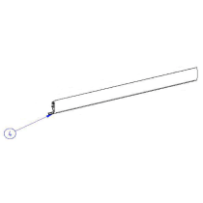 Etupalkki Thule Omnistor 5200 - valkoinen