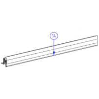 Etupalkki Thule Omnistor 8000 - valkoinen