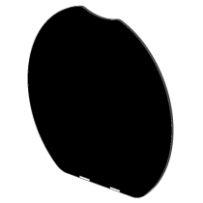 Thetford altaan lasikansi SBL30xx, musta (pyöreä)