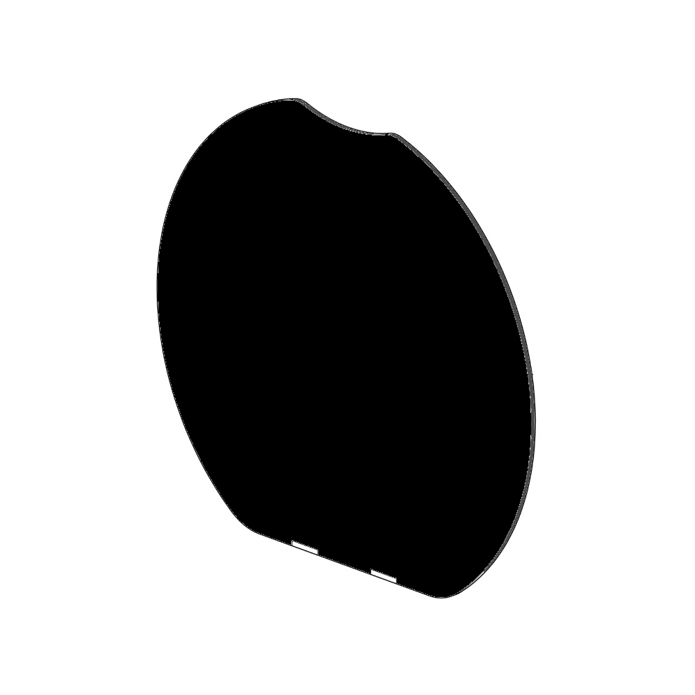 Thetford altaan lasikansi SBL30xx, musta (pyöreä)