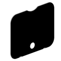 Thetford lieden lasikansi SHB340xx / SHB345xx, musta