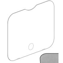 Thetford lieden lasikansi SHB340xx / SHB345xx, ruutukuvio