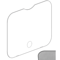 Thetford lieden lasikansi SHB340xx / SHB345xx, ruutukuvio