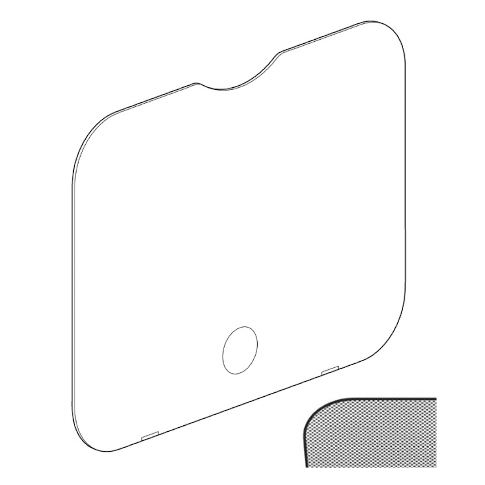 Thetford lieden lasikansi SHB340xx / SHB345xx, ruutukuvio