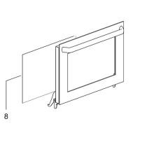 Thetford uuninluukun sisälasi SOH70xxx