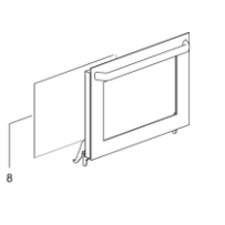 Thetford uuninluukun sisälasi SOH70xxx